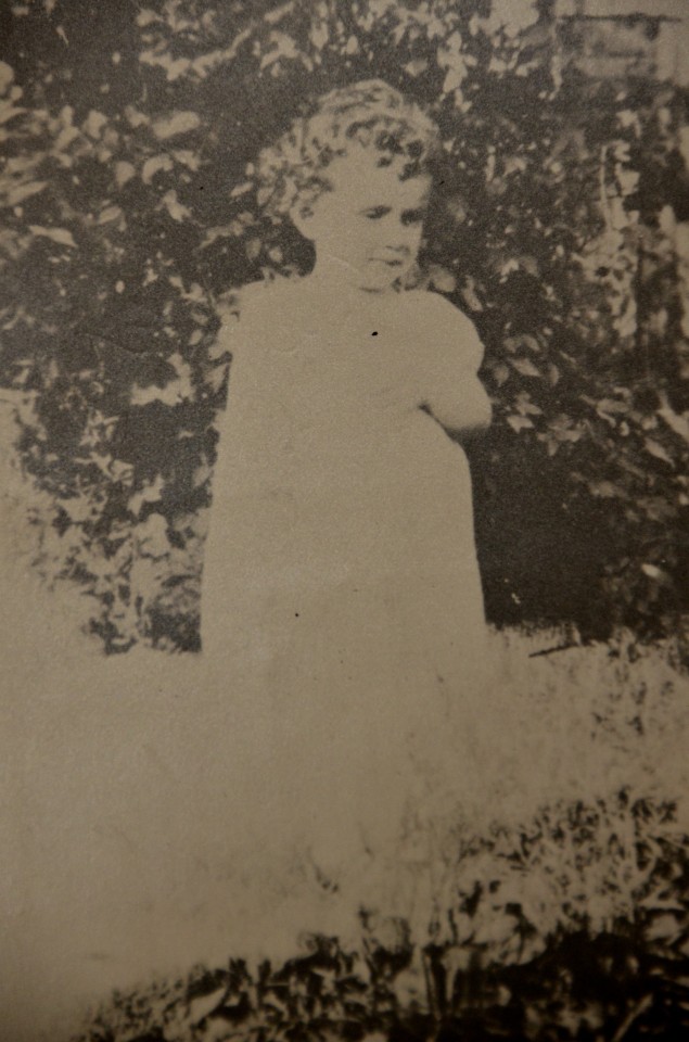 Bernice as a little girl, the earliest known photograph of her