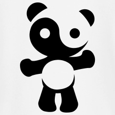 panda-teddy-yinyang-Langarmshirts